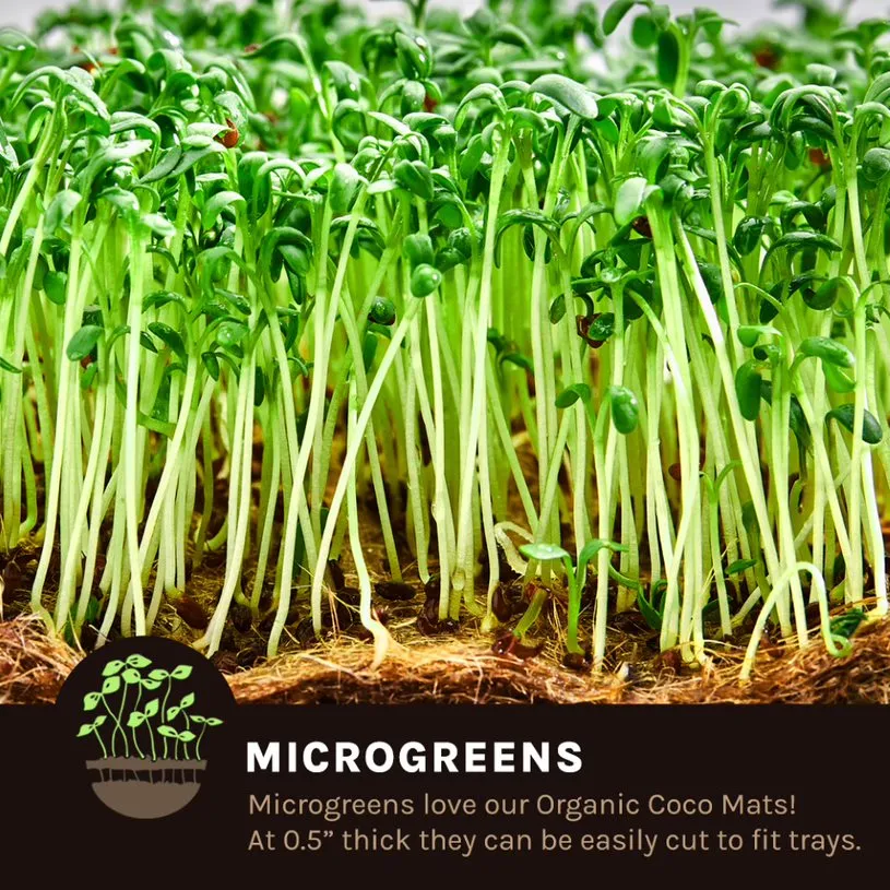 4 x 8 Ft. Coco Coir Grow Mat and Coco Liner Roll