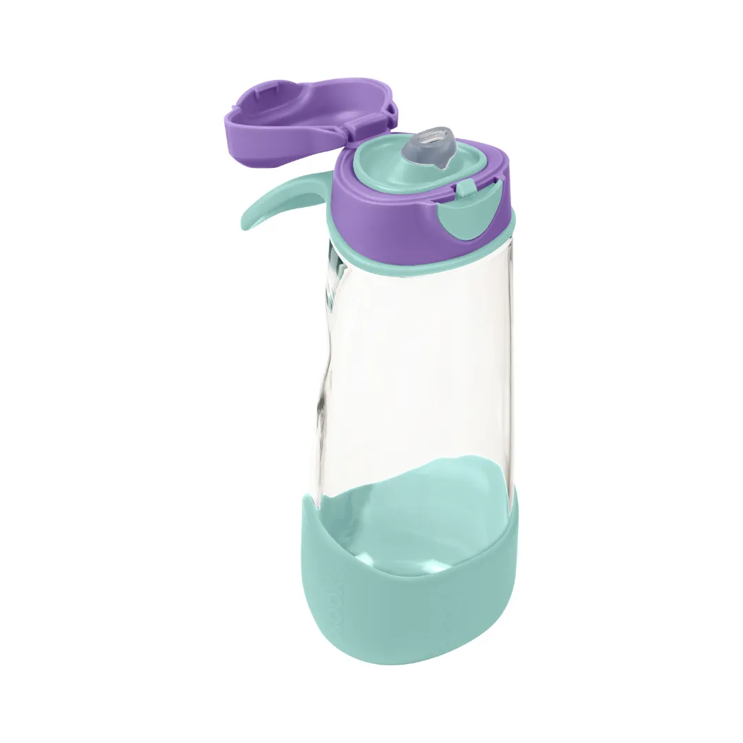 b.box Tritan Sport Spout Drink Bottle 600ml Lilac Pop Purple