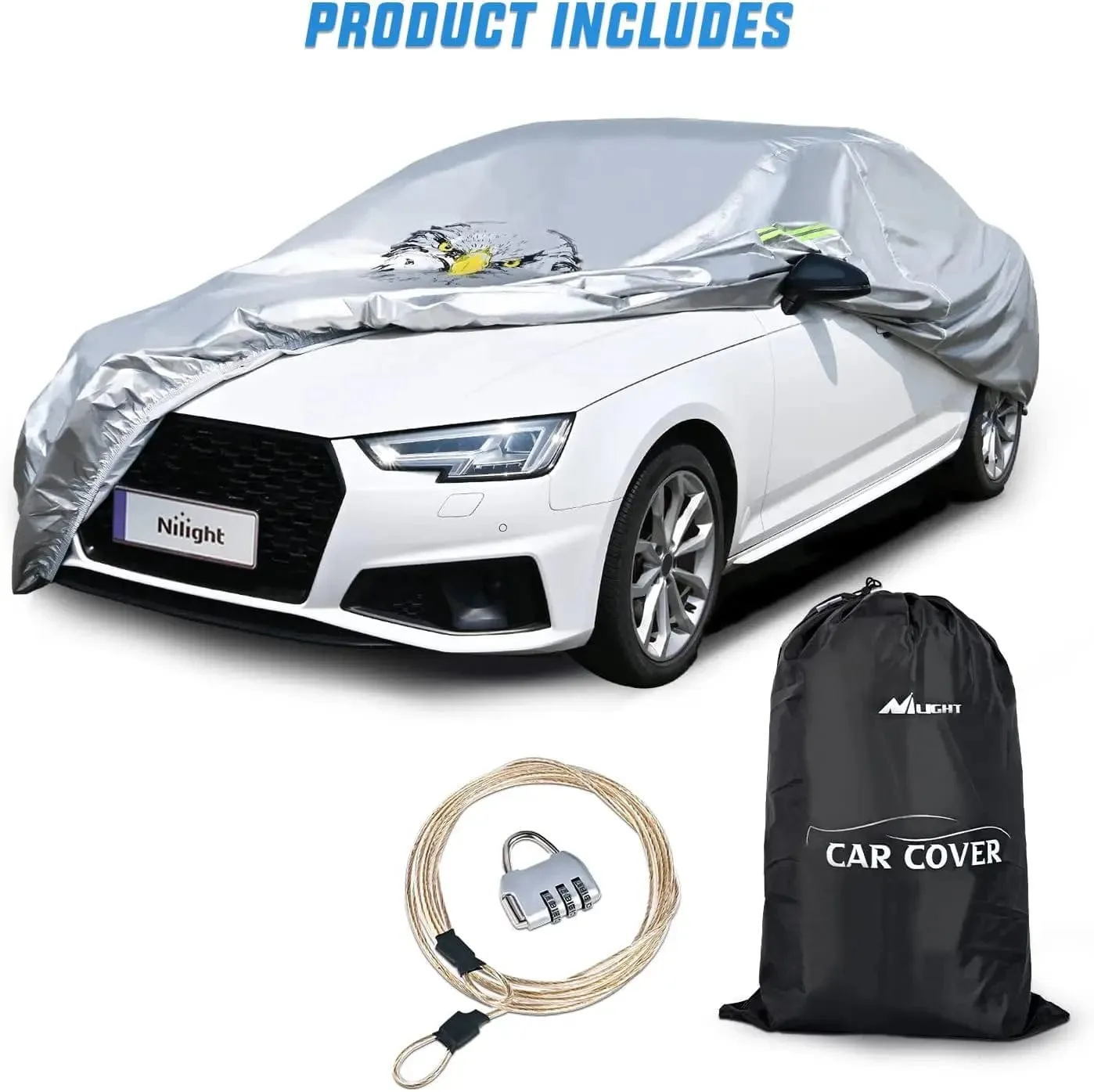 Car Cover UV Protection Length 186 to 193 inch