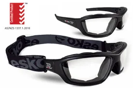 Combat X4 Safety Glasses, Meets USA Military Ballistic Eyewear Standard.