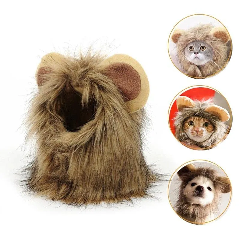 Cute Lion Wig for Cat and Small dogs