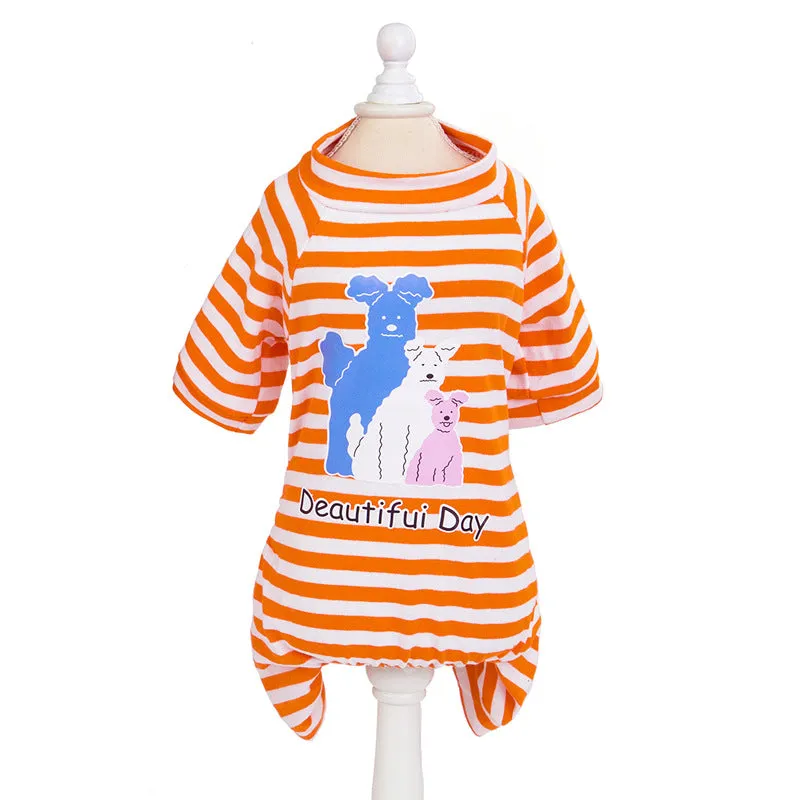 Cute Three Brothers Pet Clothes in Summer