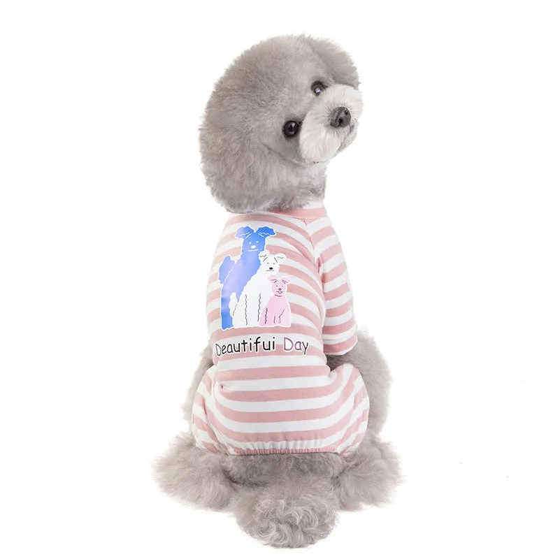Cute Three Brothers Pet Clothes in Summer