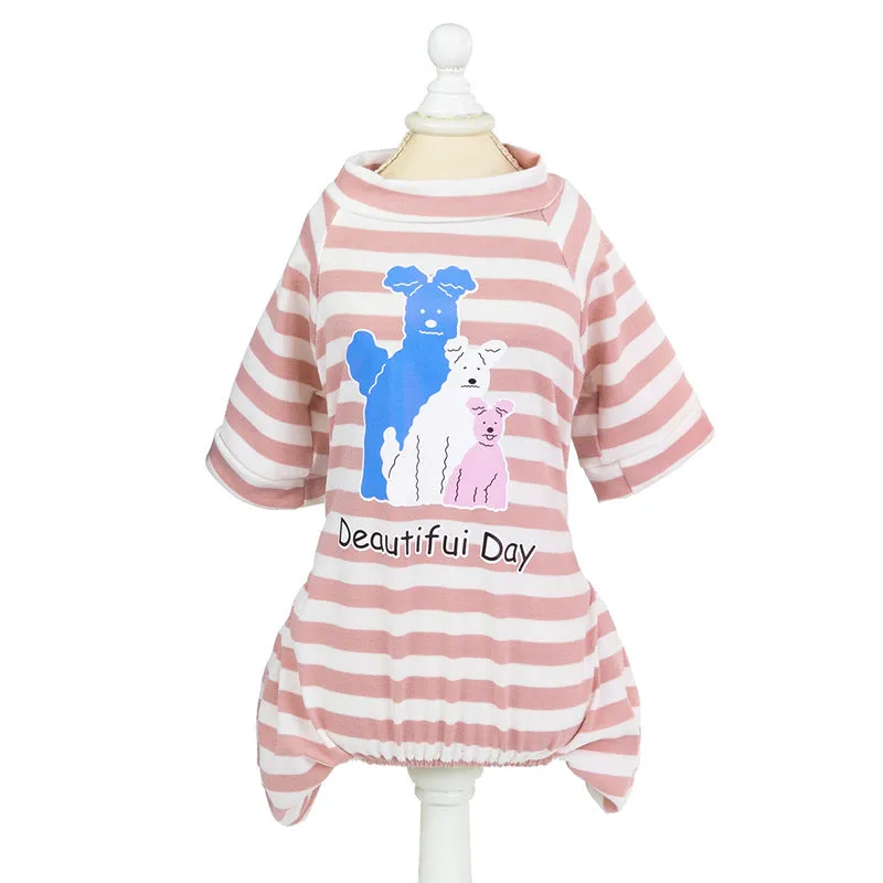 Cute Three Brothers Pet Clothes in Summer