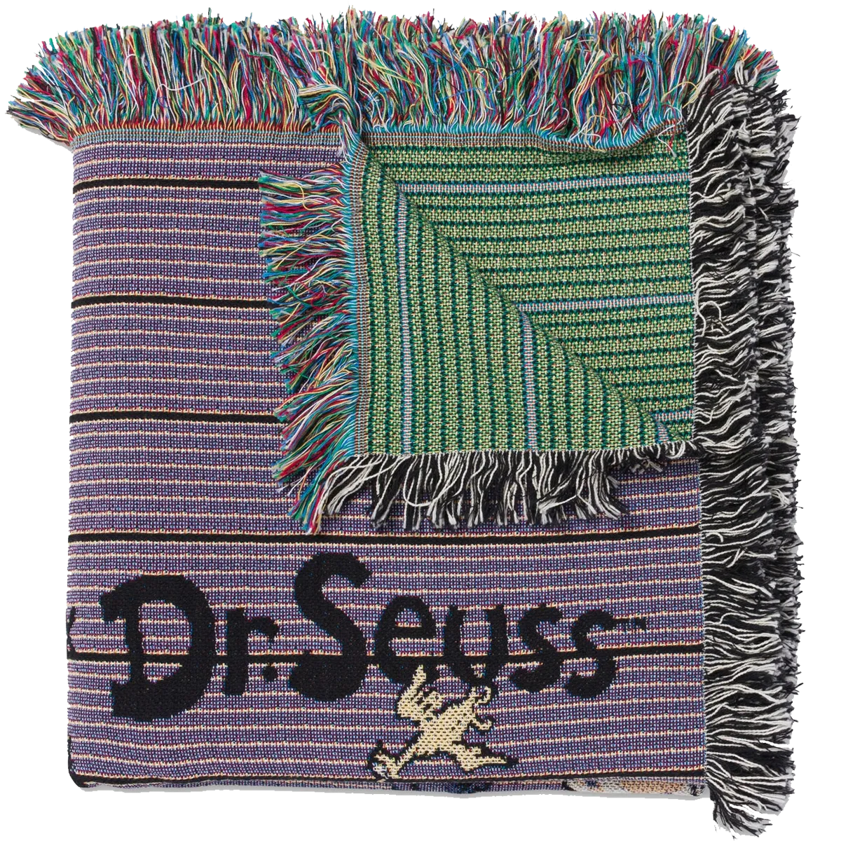 Dr. Seuss x Parks Project Striped Woven Blanket