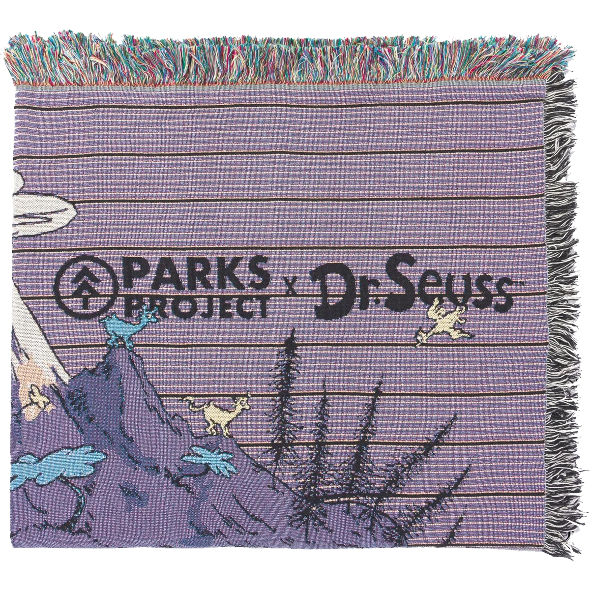 Dr. Seuss x Parks Project Striped Woven Blanket