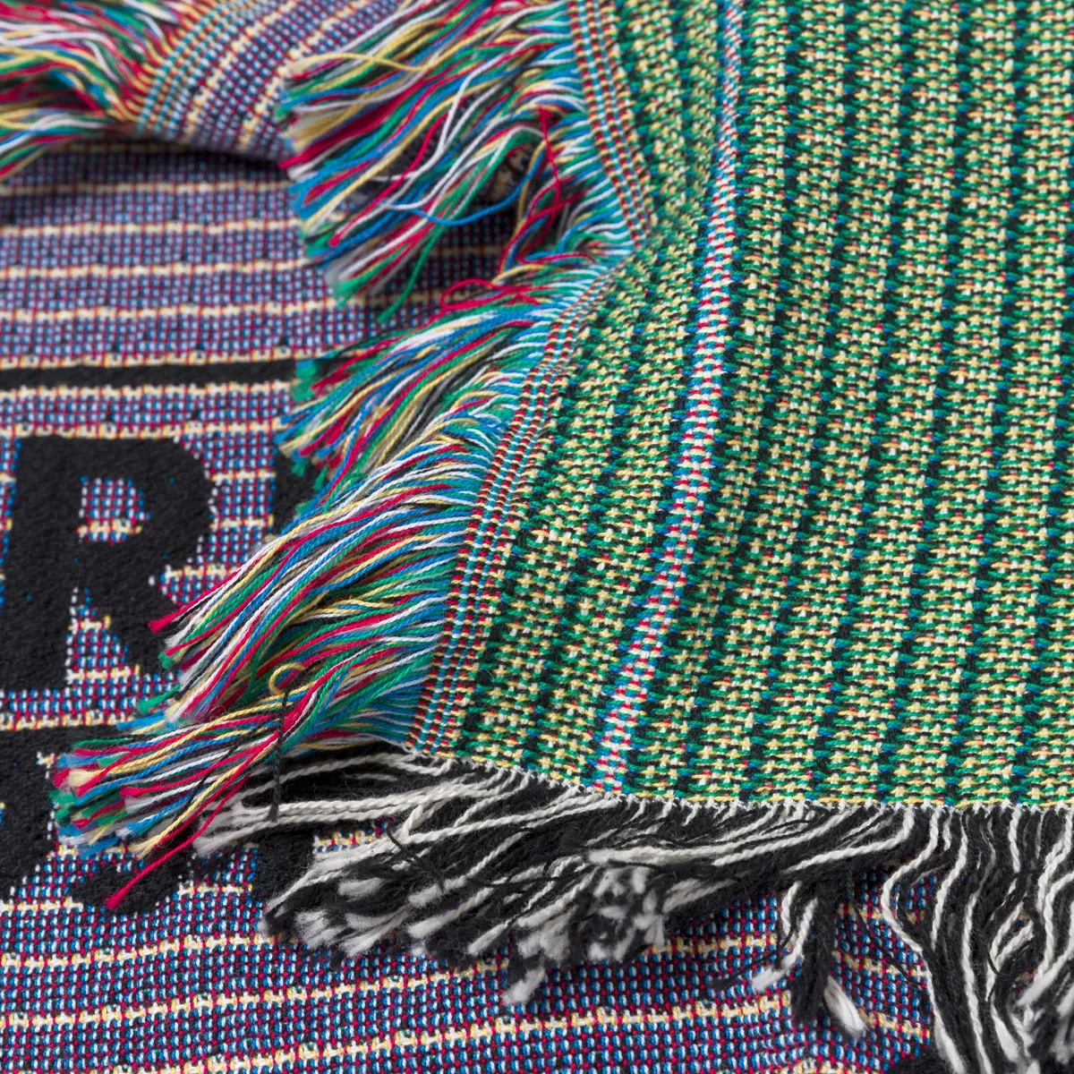 Dr. Seuss x Parks Project Striped Woven Blanket