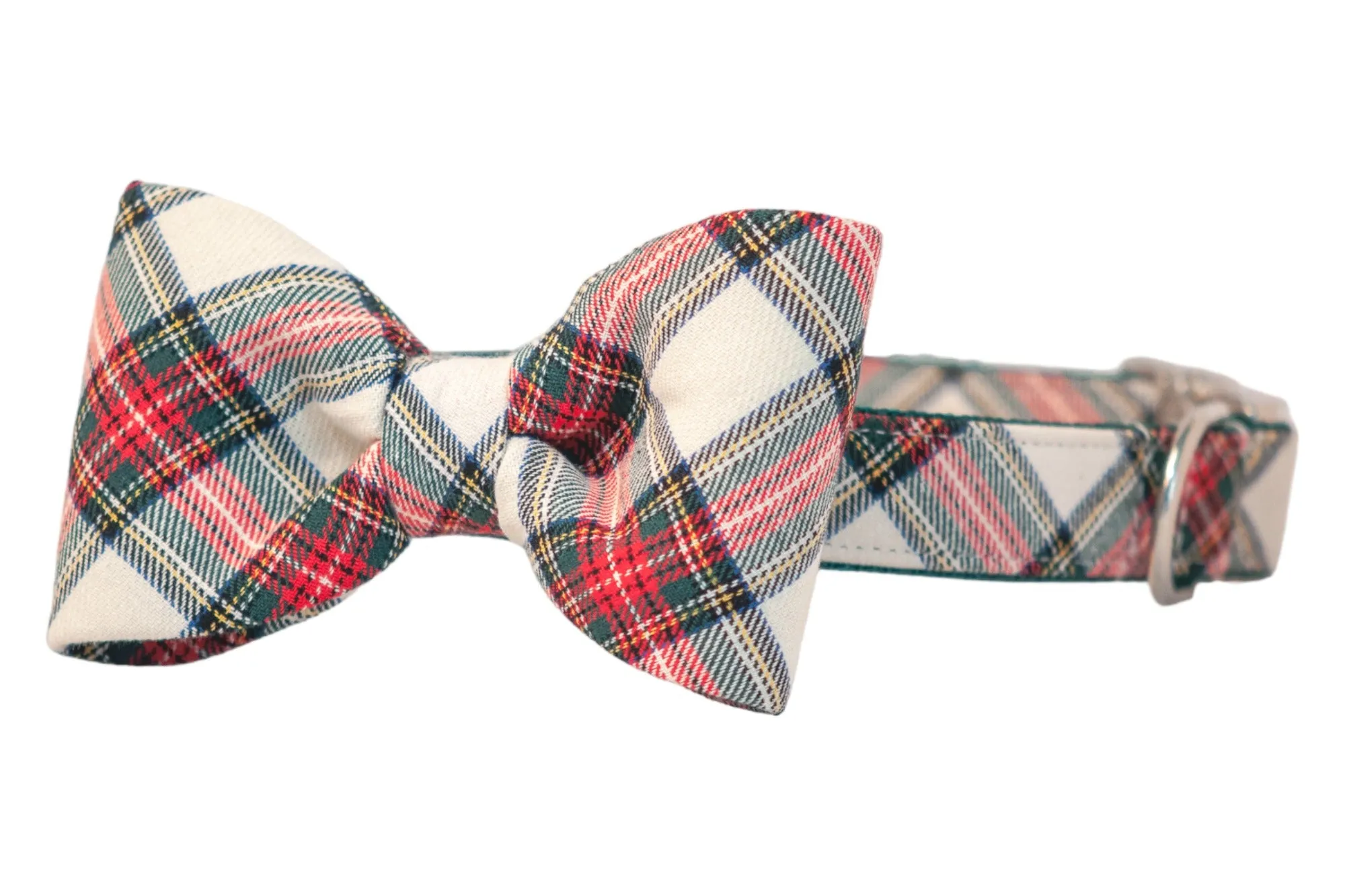 Ellie's Plaid Bow Tie Dog Collar- Two Styles!