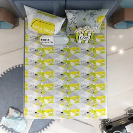 Fancy Fluff Kids Bedsheet Set – Doodle Land- Single/ Double