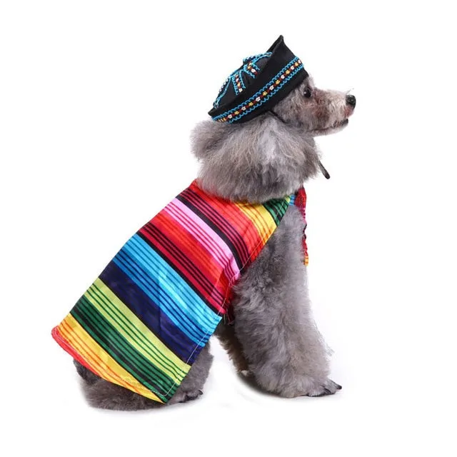 Fashionable Ethnic Style Colorful Costume For Your Dogs
