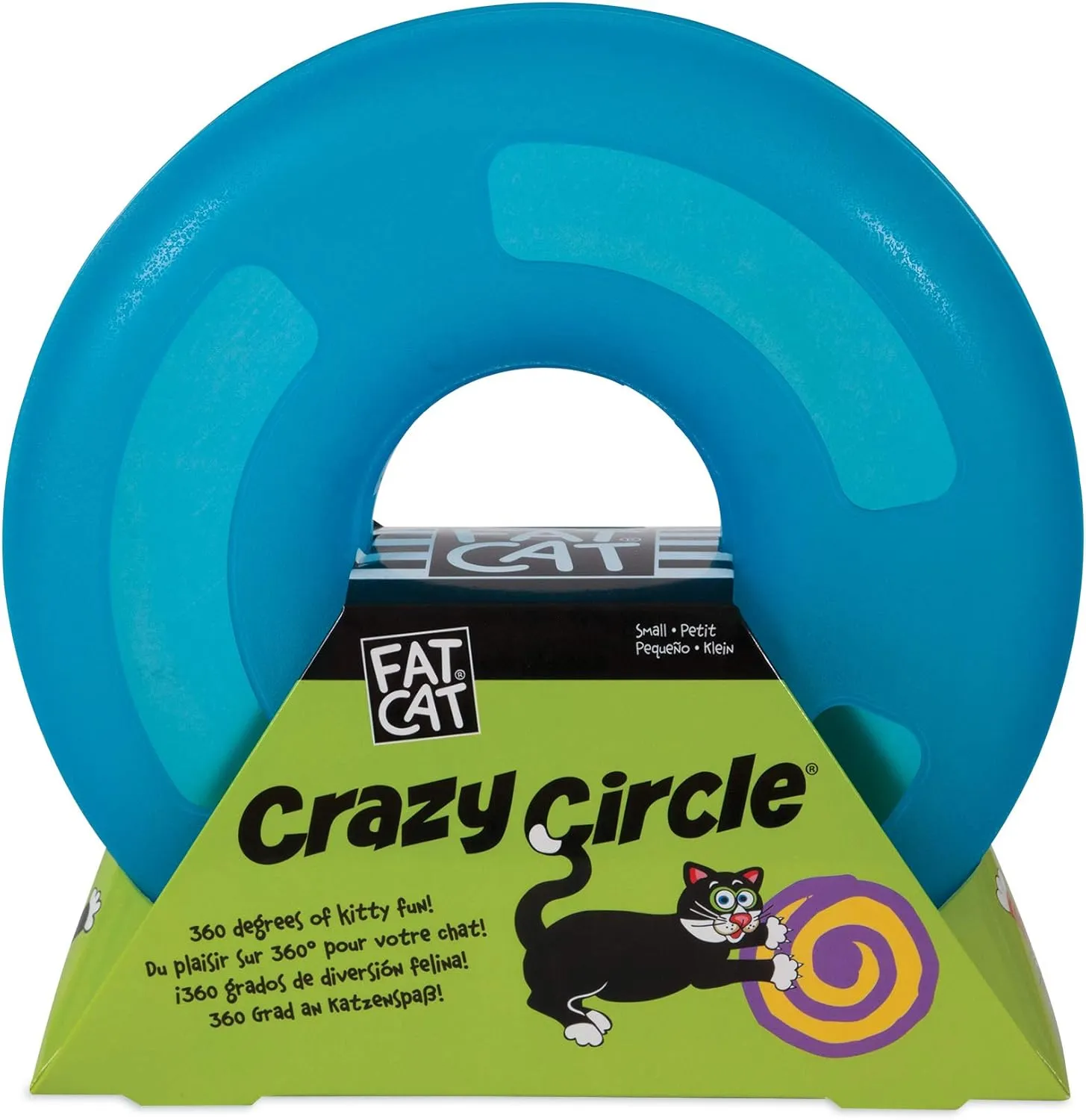 Fat Cat Crazy Circle with Catnip Ball Interactive Cat Toy