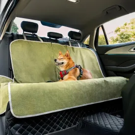 FUNNY FUZZY Dog Car Seat Cover for Back Seat, Waterproof, Scratchproof Car Seat Protector for Dogs Nonslip, Dog Back Seat Covers for Cars, Trucks and SUVs, Back Seat(18.1''W x 53''L22" H)