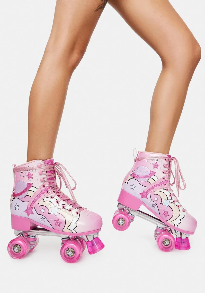 Groovy Galaxy Roller Skates