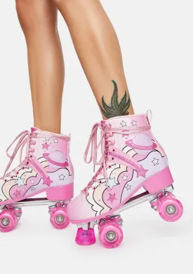 Groovy Galaxy Roller Skates