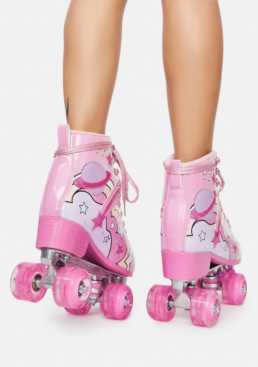 Groovy Galaxy Roller Skates