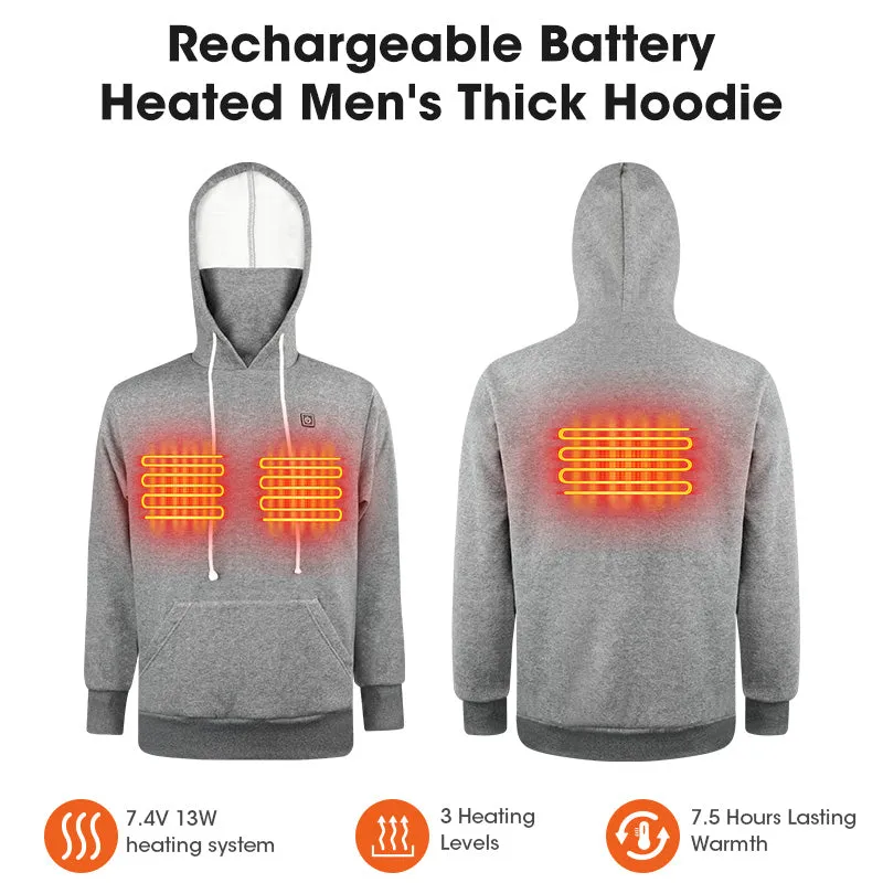 Heated Hoodie - Carbon Fiber Heating Elements for Maximum Comfort