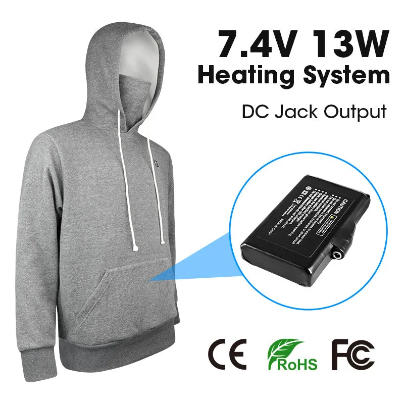 Heated Hoodie - Carbon Fiber Heating Elements for Maximum Comfort
