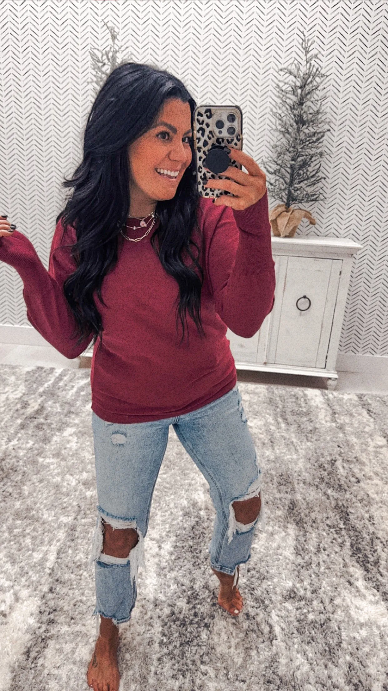 Holiday Red Cozy Holiday Vibes