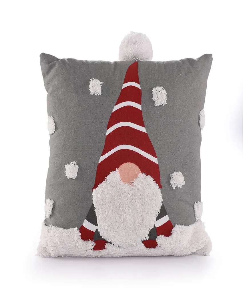 Holiday Santa or Elf Cushion Cover | 18 x 18 inches