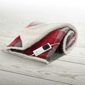 Imetec Deluxe Throw Tartan/White Sherpa |16739
