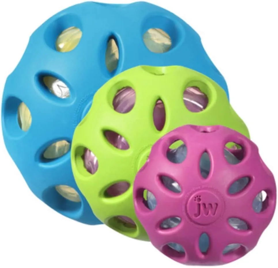 JW Pet Crackle Heads Crackle Ball, Small