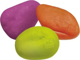 Kurgo Fetch Toy for Dogs, Dog Floating Water Toys, for Pool, Beach, or Lake, Easy to See Bright Neon Colors, Skipping Stones, Outdoor Toy for Pets - 3-Pack