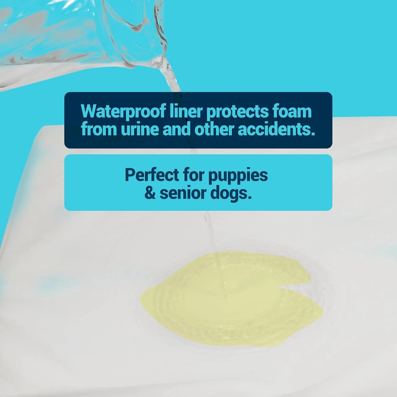 La-Z-Boy Petmate Bentley Orthopedic Foam X-Large Dog Bed Sephia Brown (44 x 34 x 3 inches) for Dogs up to 80lbs with Supportive Foam Durable Removable Washable Cover