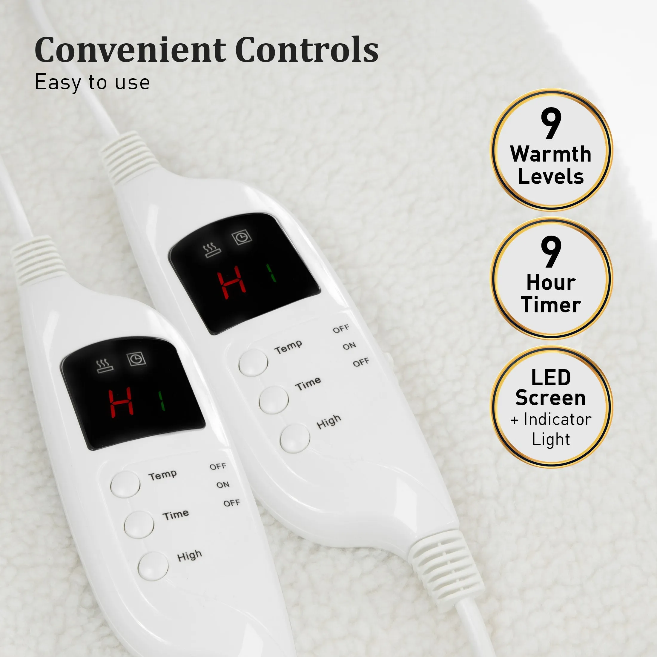 Laura Hill Electric Blanket Heated Fitted King Size