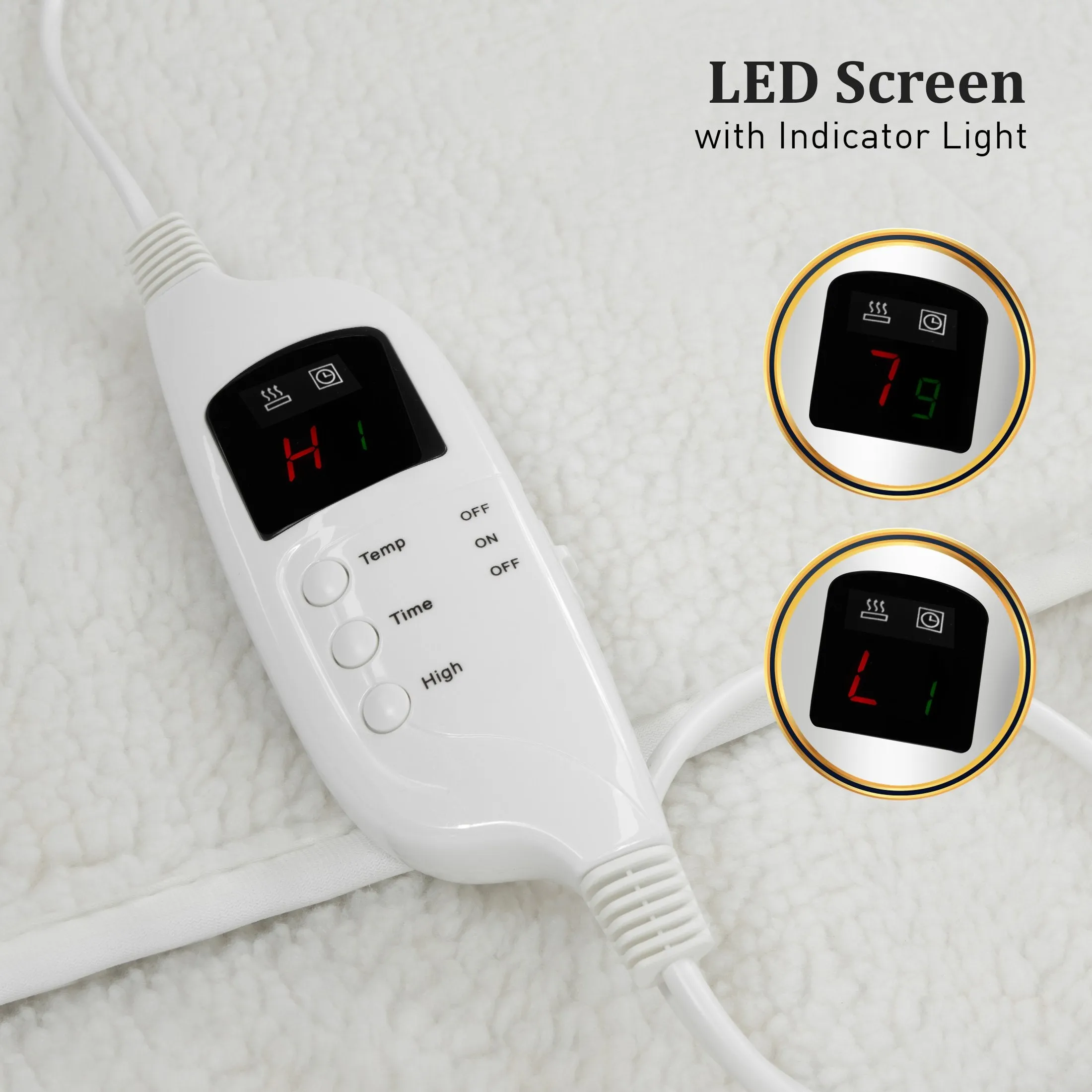 Laura Hill Electric Blanket Heated Fitted King Size