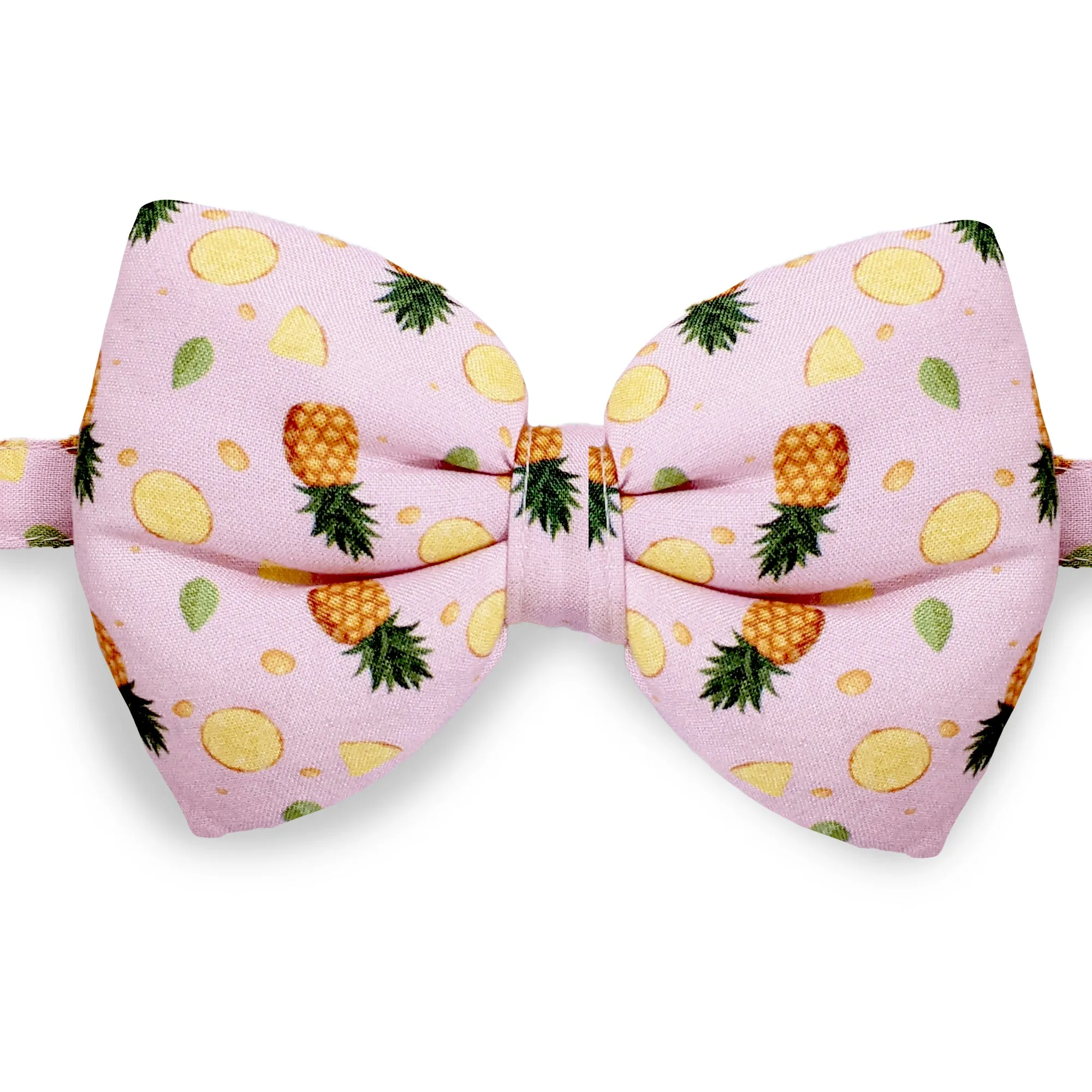 Matching Pineapple Pop Dog Shirt & Dog Bow Tie  | Adjustable Bow Tie for Dogs | Breathable Fabric Shirt for Dogs