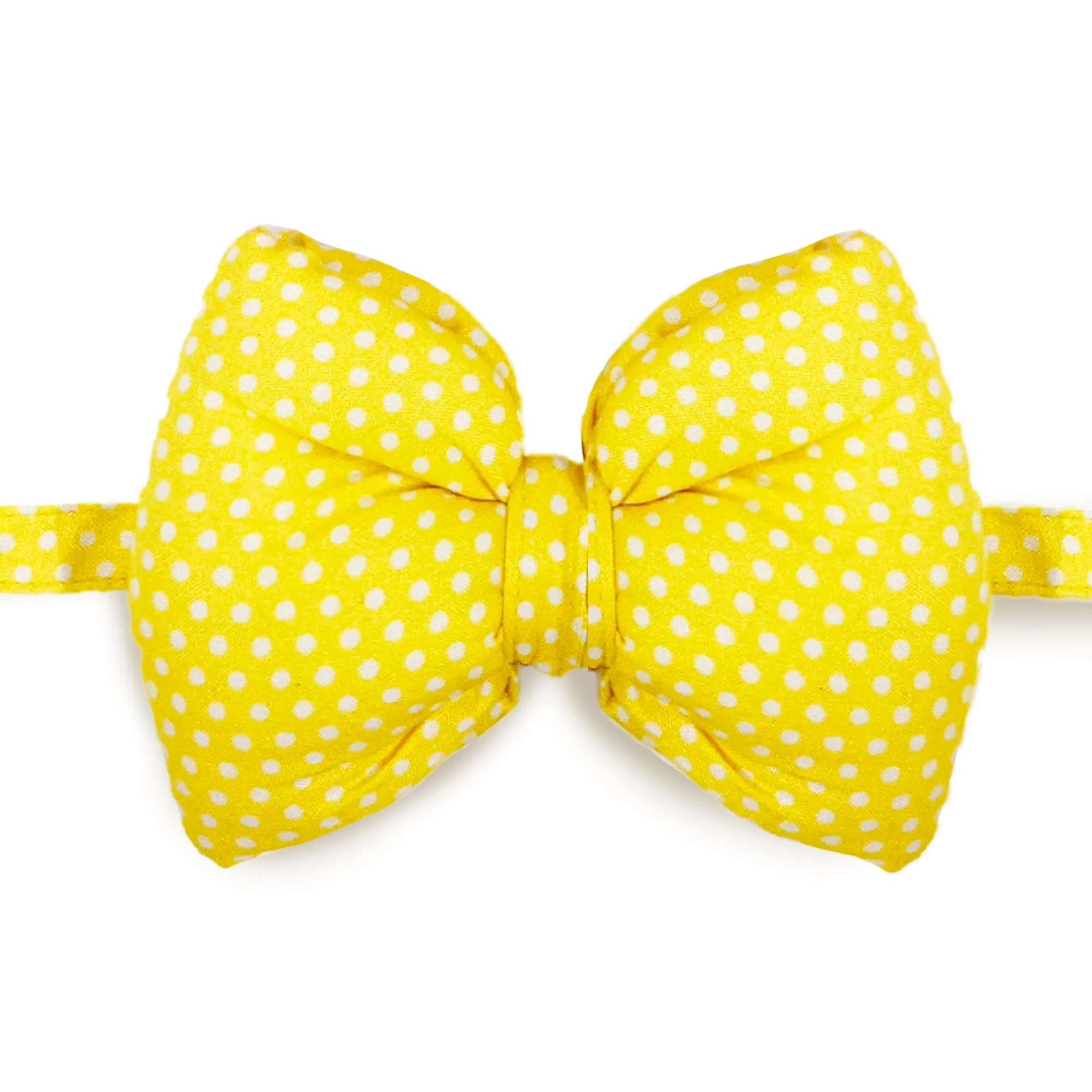 Matching Yellow Dog Shirt & Dog Bow Tie  | Adjustable Bow Tie for Dogs | Breathable Fabric Shirt for Dogs