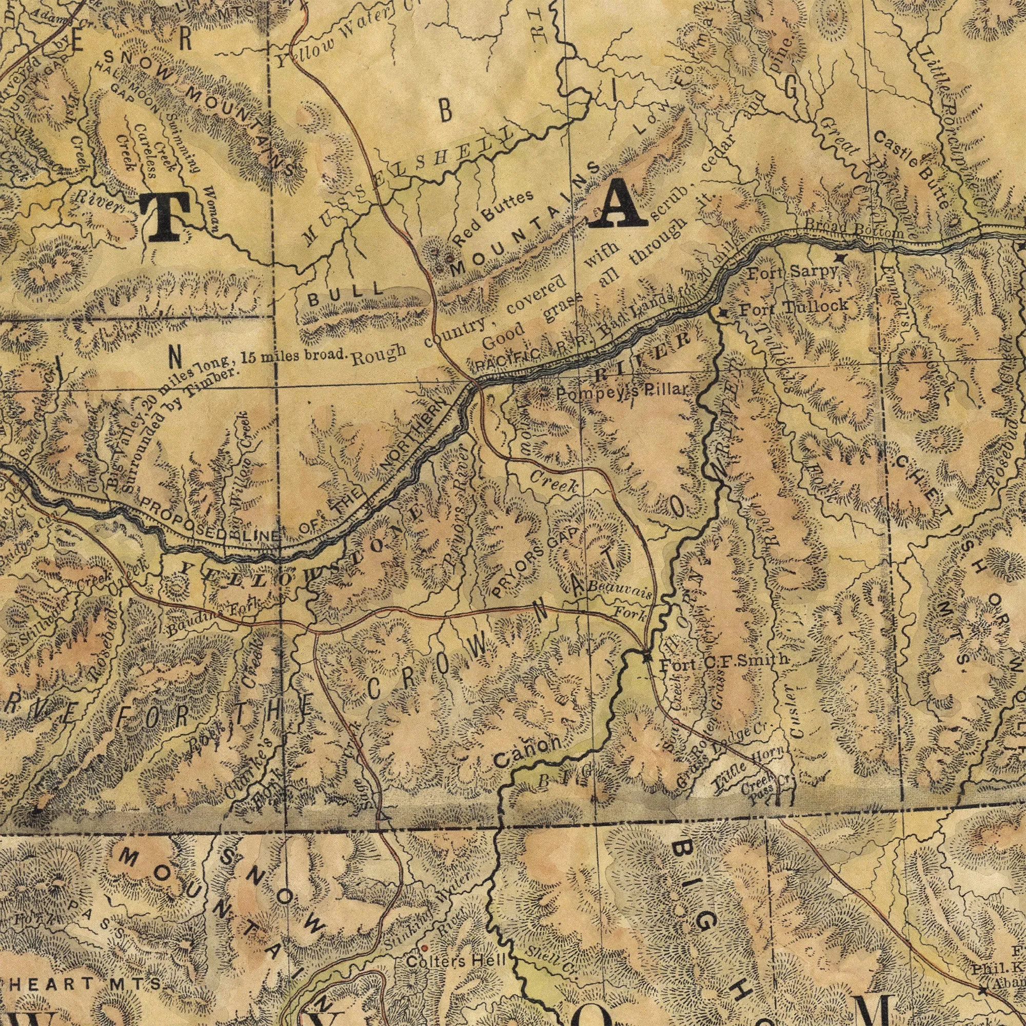 Montana Wagon Roads 1883 Old Montana Map Art Blanket Double Stitched Edges Cozy Luxury Fluffy Super Soft 430 GSM Polyester Throw Blanket