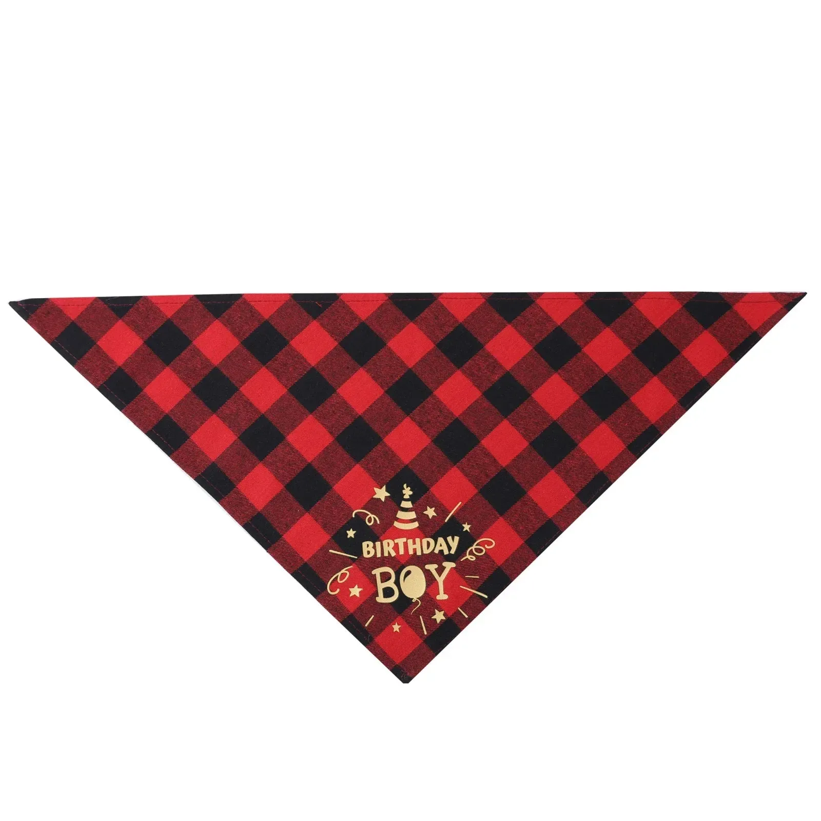 NONOR Cotton Pet Bandanas - Birthday Triangular Scarf Collar for Dogs and Cats