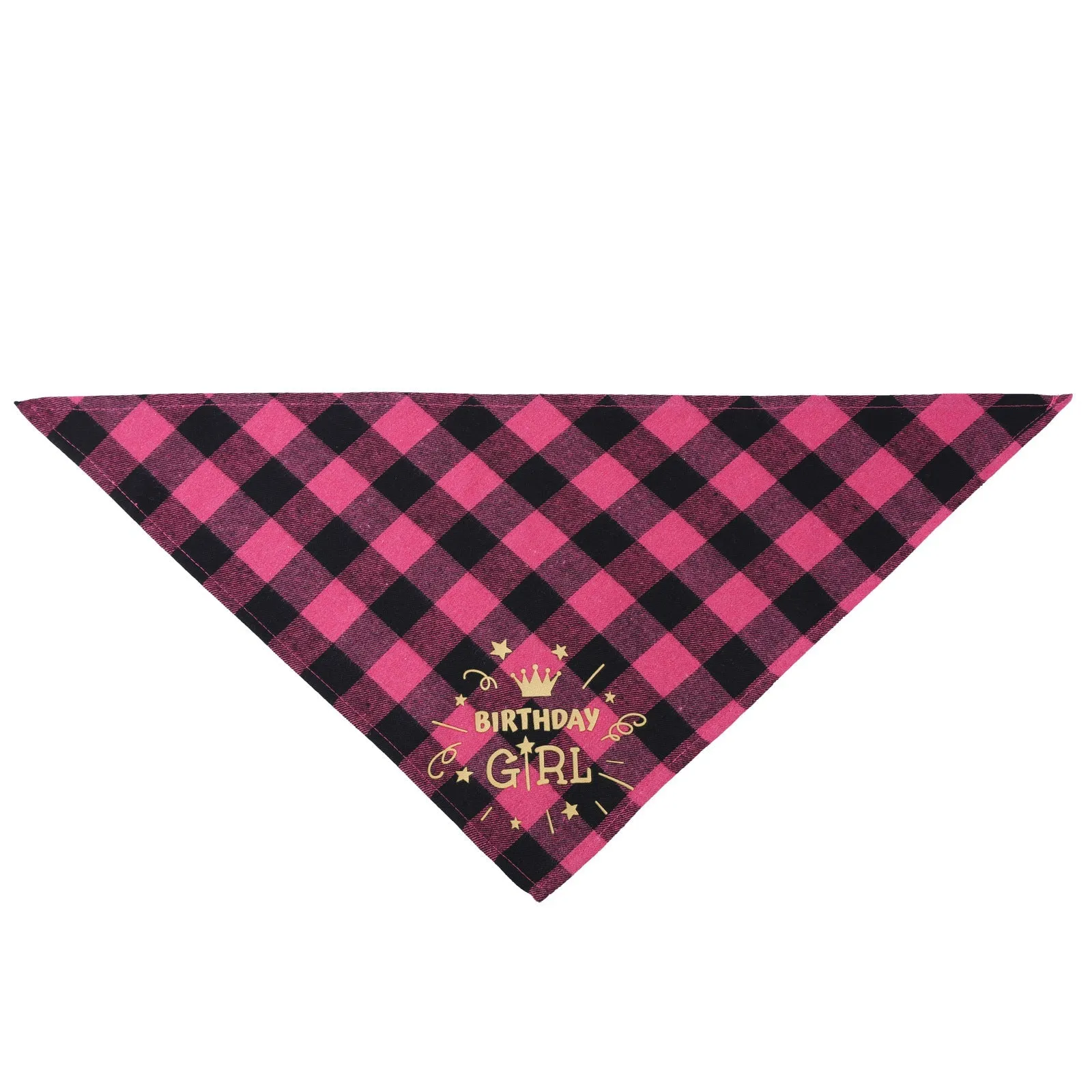 NONOR Cotton Pet Bandanas - Birthday Triangular Scarf Collar for Dogs and Cats