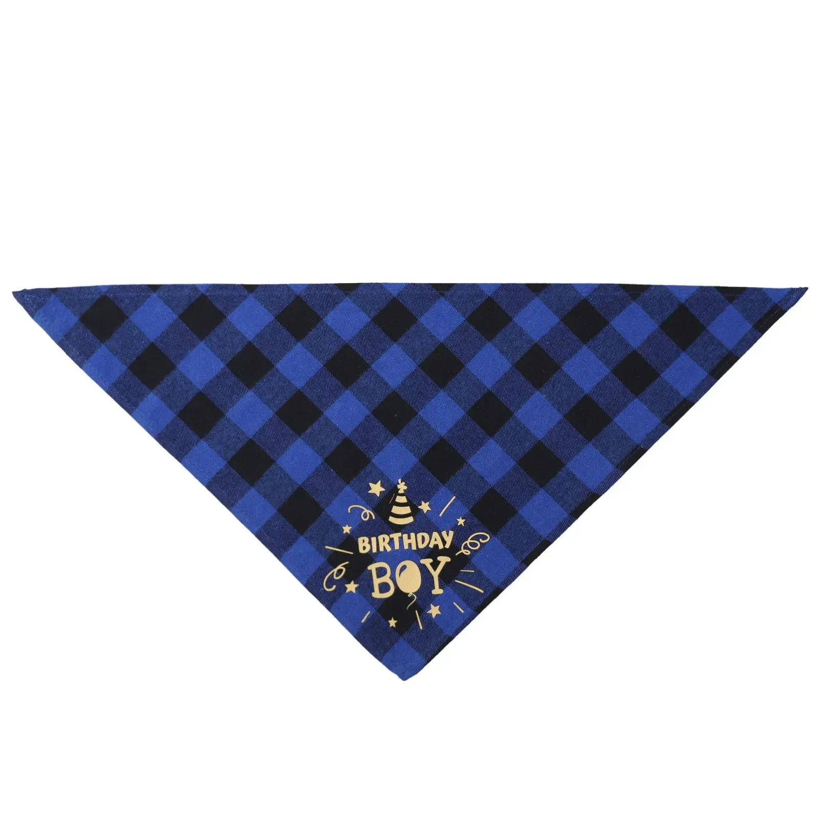 NONOR Cotton Pet Bandanas - Birthday Triangular Scarf Collar for Dogs and Cats