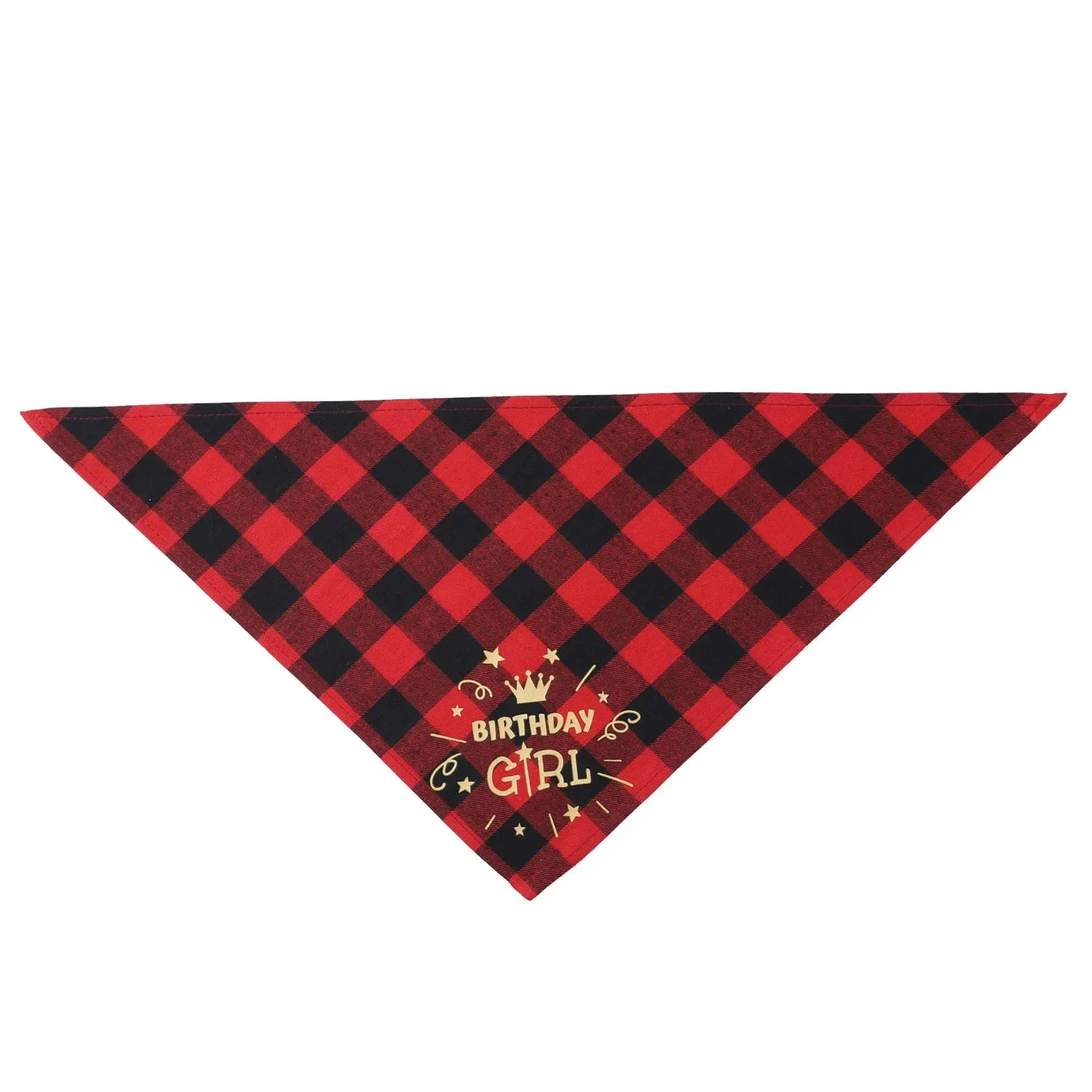 NONOR Cotton Pet Bandanas - Birthday Triangular Scarf Collar for Dogs and Cats