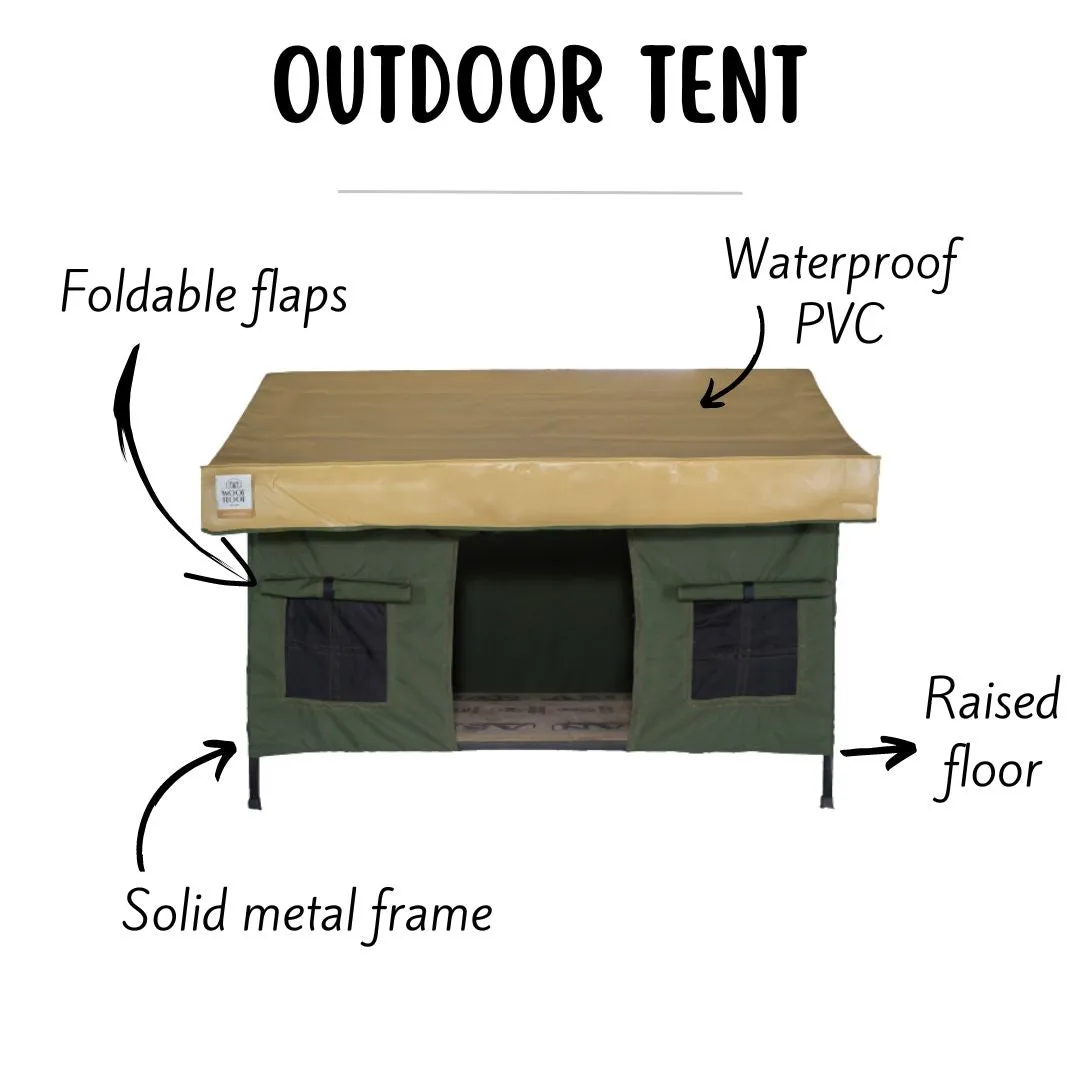 Outdoor Pet Tent Bed for Large Sized Breeds