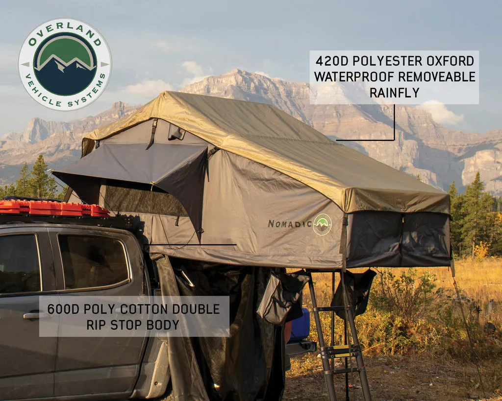 Overland Vehicle Systems 18149936 Nomadic 4 Extended Overlanding Rooftop Tent