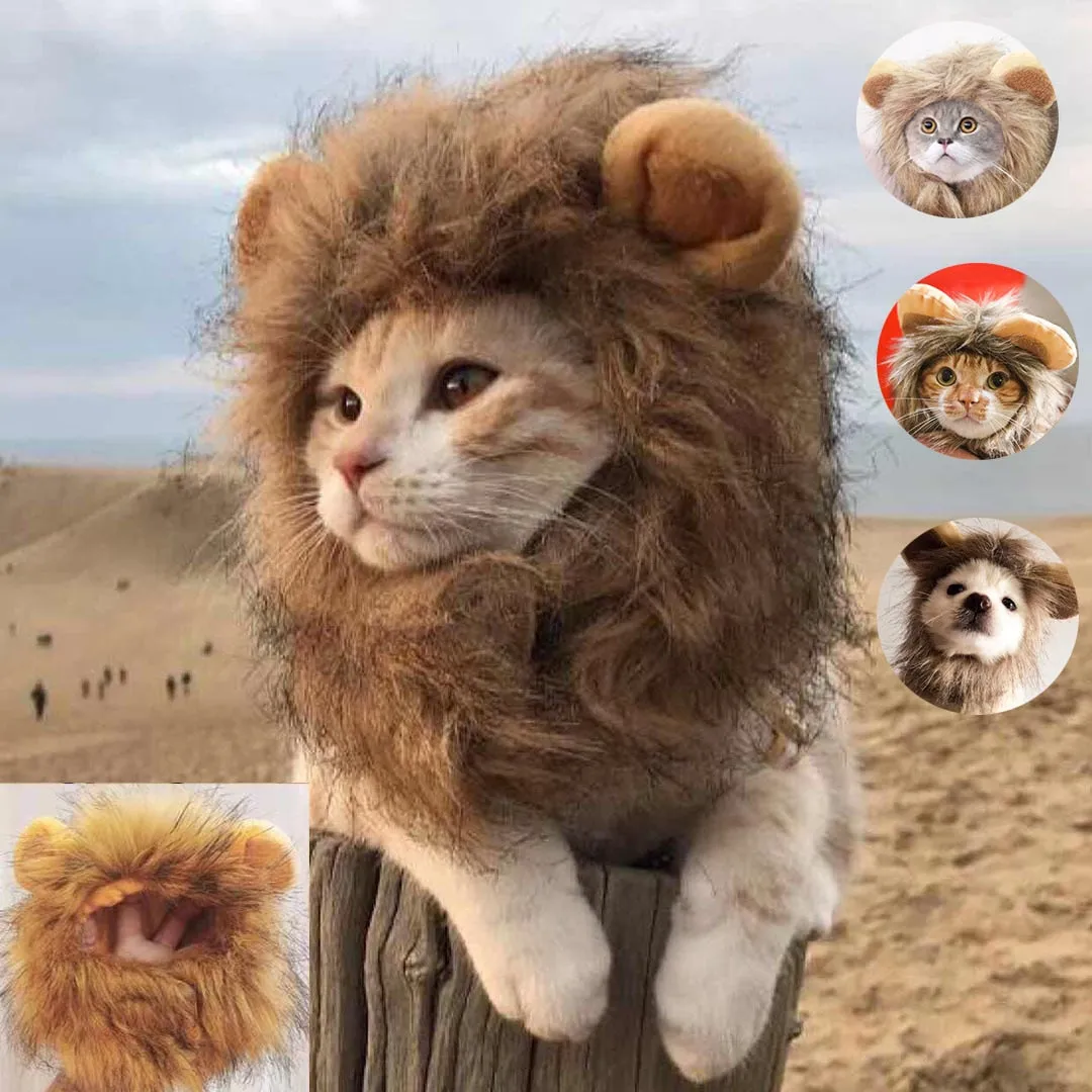 Pat and Pet Emporium | Pet Costumes | Lion Mane Cat Costume