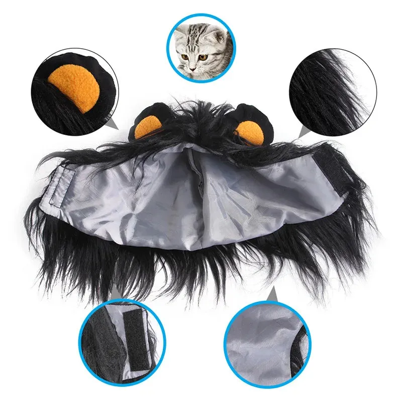 Pat and Pet Emporium | Pet Costumes | Lion Mane Cat Costume