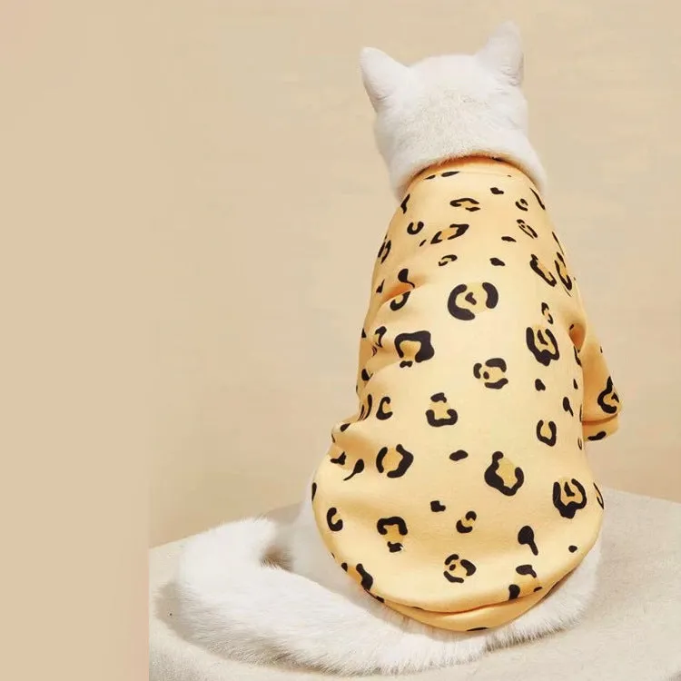 Pet Cartoon Clothes Autumn and Winter Clothing Cat Pet Clothing