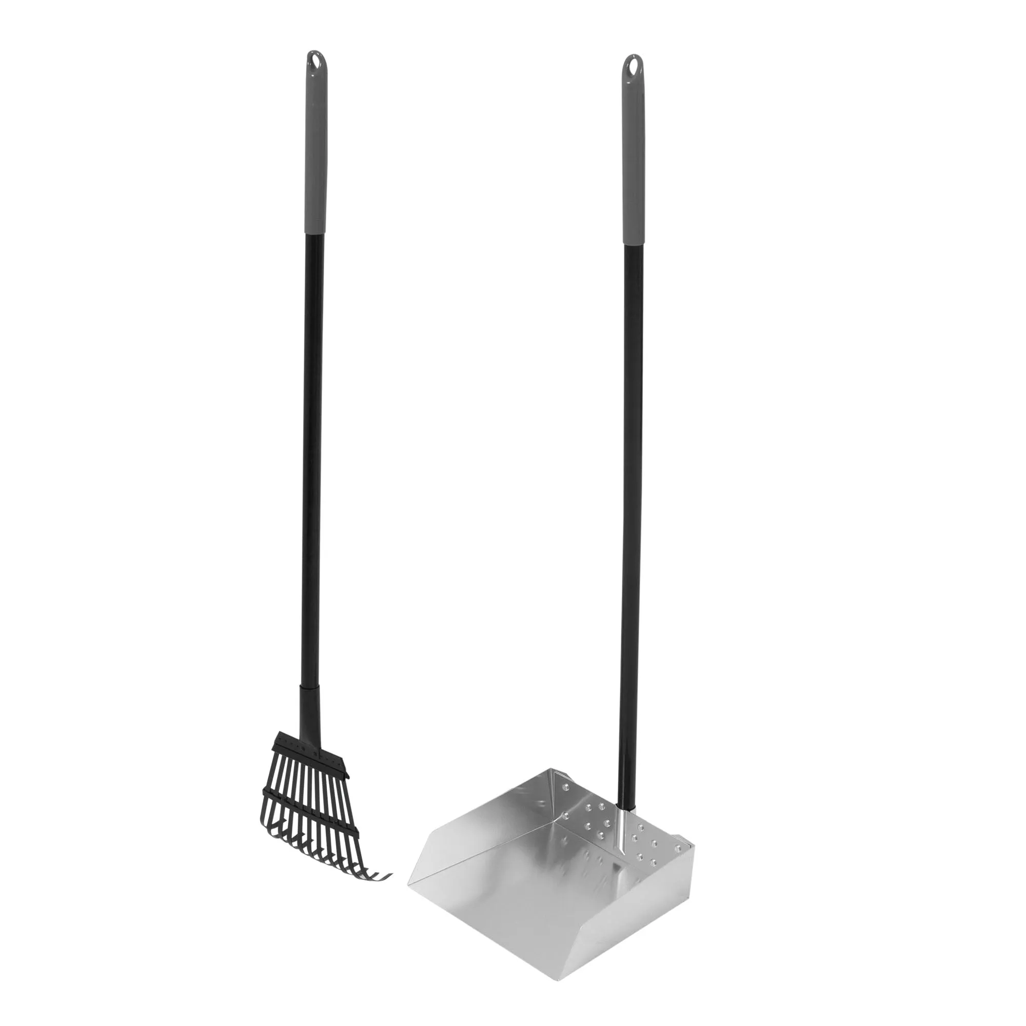 Petmate Clean Response Aluminum Rake & Pan