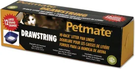 Petmate Drawstring Hi-Back Litter Box Liners Large