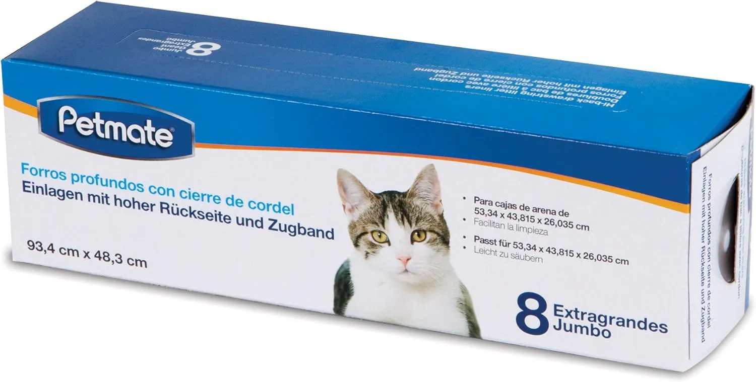 Petmate Drawstring Hi-Back Litter Box Liners