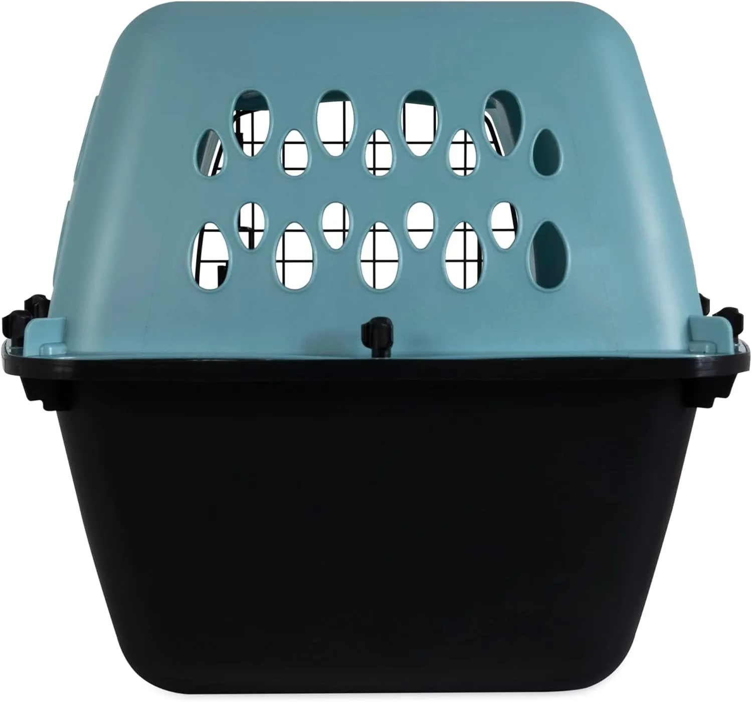 Petmate Fashion Vari Dog Kennel - Portable Crate for Pets 10-20 lbs - Airline-Friendly Pet Carrier - Durable Plastic Shell - For Home and Travel - Made in USA - 24 Inches - Light Blue