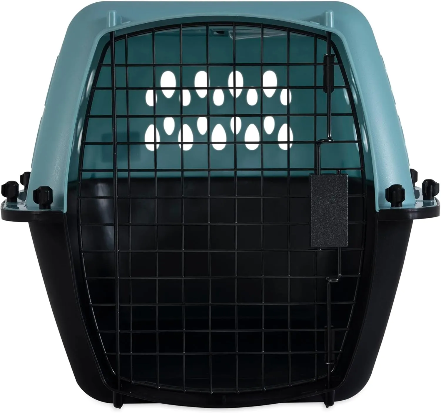 Petmate Fashion Vari Dog Kennel - Portable Crate for Pets 10-20 lbs - Airline-Friendly Pet Carrier - Durable Plastic Shell - For Home and Travel - Made in USA - 24 Inches - Light Blue