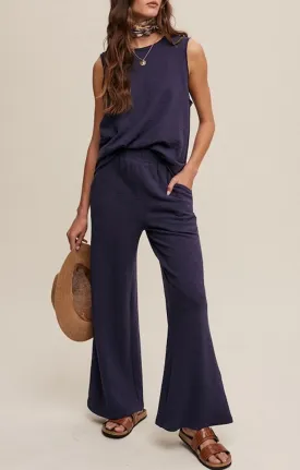 Peyson Navy Lounge Set