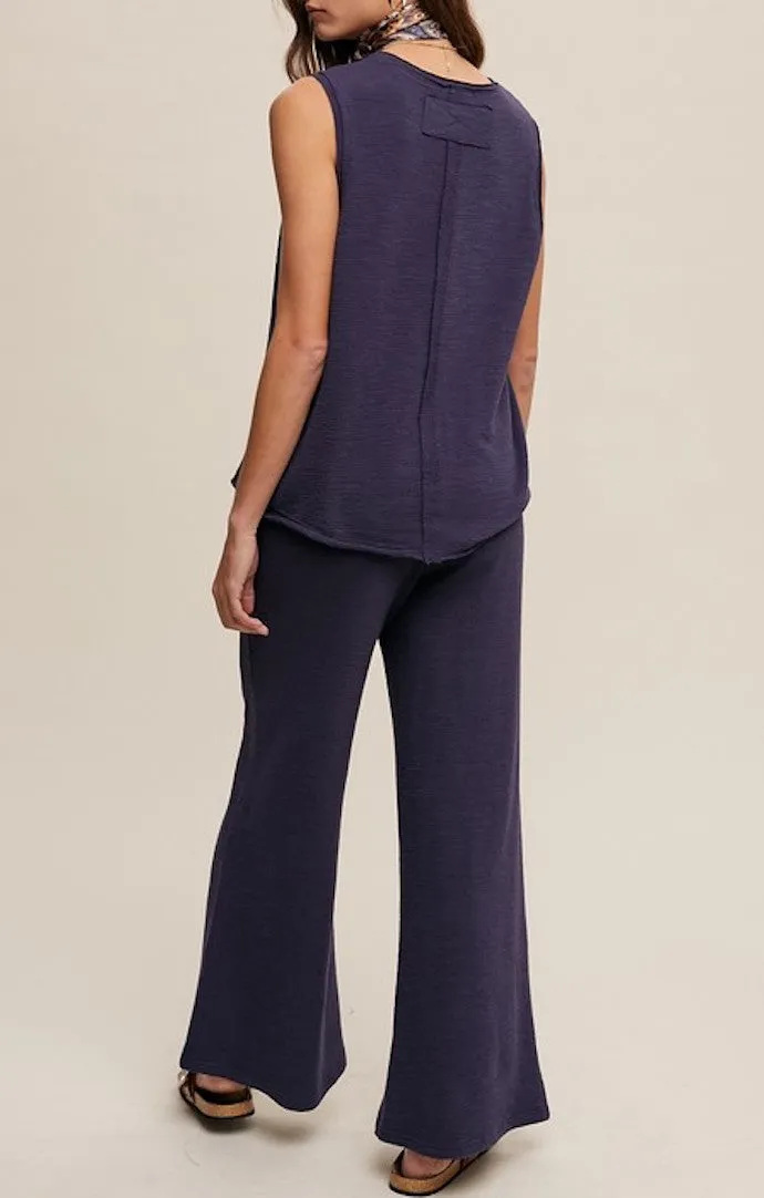 Peyson Navy Lounge Set