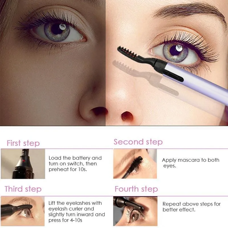 Portable Heated Eyelash Curler
