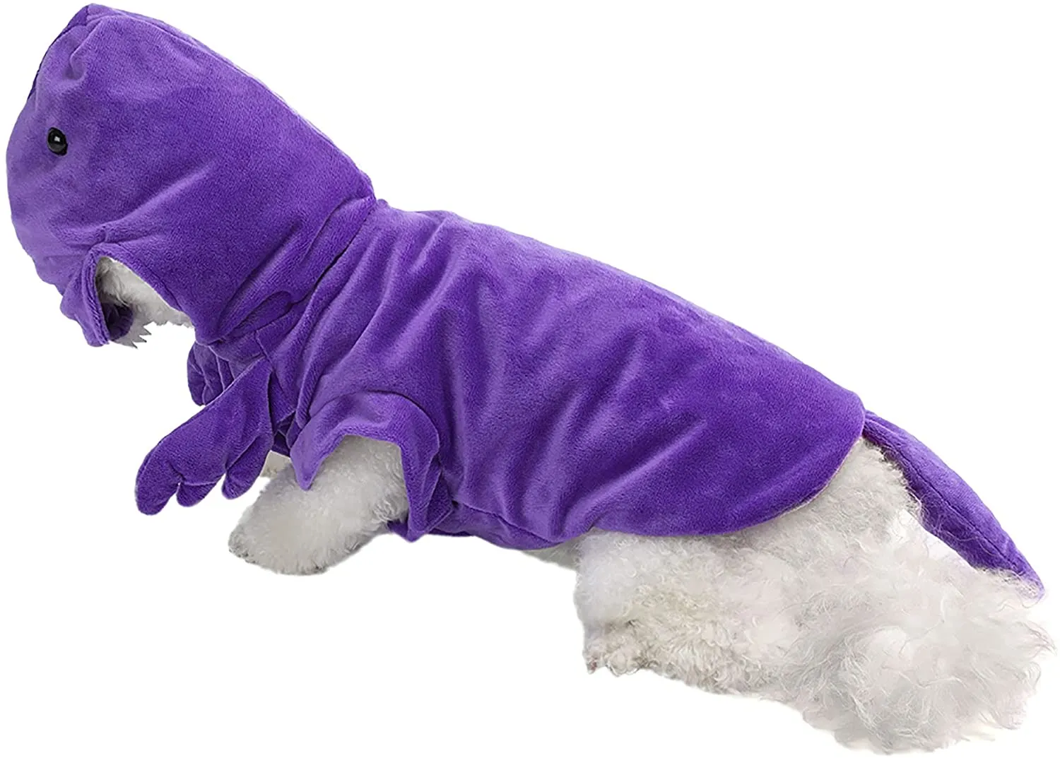 Purple Dinosaur Dog Costumes Halloween Cosplay Pet Costume